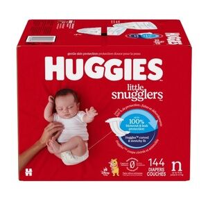 Huggies Little Snugglers Diapers newborn 144ct